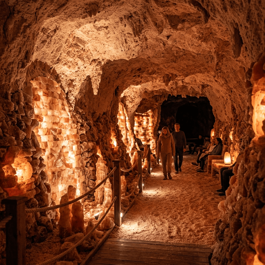 Mining of Himalayan Pink Salt